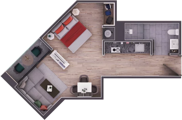 Proyecto Grand León Campestre Flat02