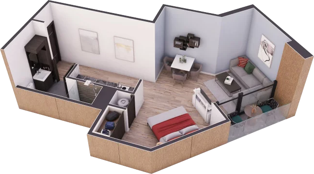 Proyecto Grand León Campestre Flat02