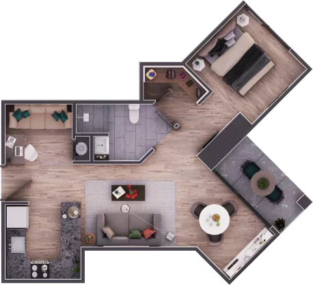 Proyecto Grand León Campestre Loft01b