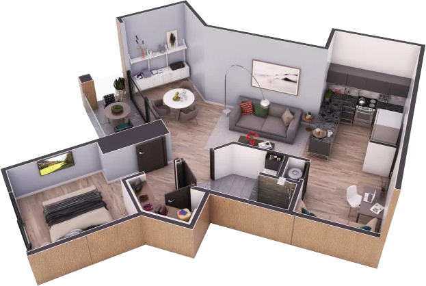 Proyecto Grand León Campestre Loft01b